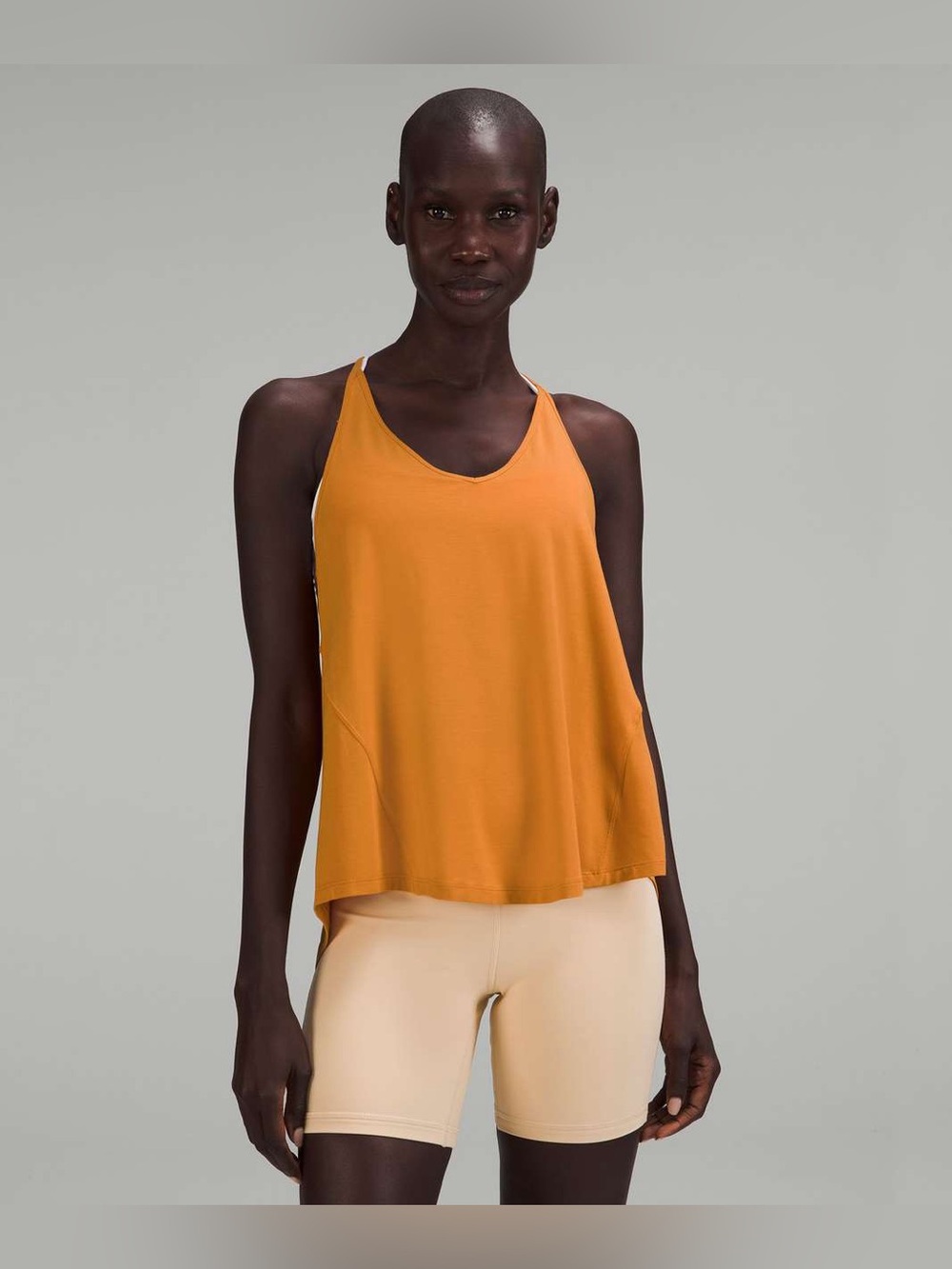 EUC Lululemon Modal-Silk Yoga Tank Top
Autumn Orange Sz 6